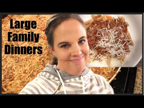 What's For Dinner! 6 simple meals for our large family, two recipes, easy Kenyan pillau!