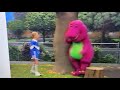 Barney Comes To Life On Again And Off Again