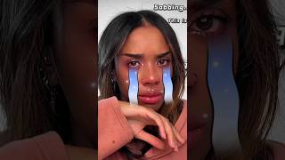 Tears of Glam: Crying Girl Makeup Trend Tutorial 🥲💄