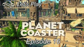 Let&#39;s Play Planet Coaster Alpha - Dreamland - episode 16 - Labyrinth/Maze shopping area - Part 1