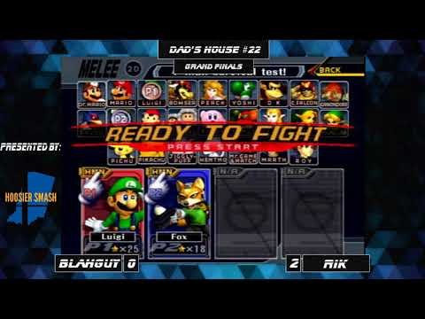 Dad's House #22 [Melee] Rik (Fox) vs Blahguy (Luigi) Grand Finals