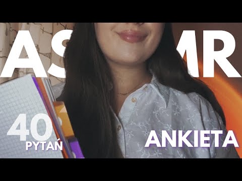 Zadam Ci kilka pytań 🤔💬 | Ankieta ASMR