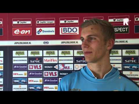 Sparta-spits Finn Stokkers in gesprek met Clay Ruperti