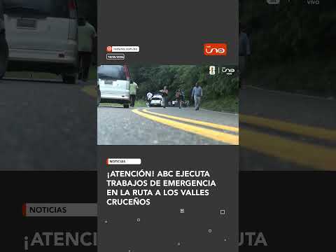 La ABC realiza trabajos de emergencia en la ruta La Angostura – Samaipata