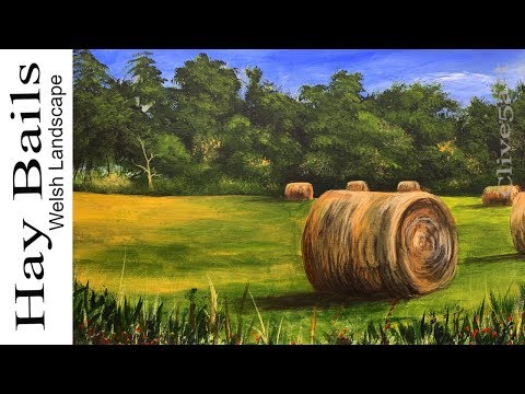 How to paint LANDSCAPES with DEPTH Acrylic painting
