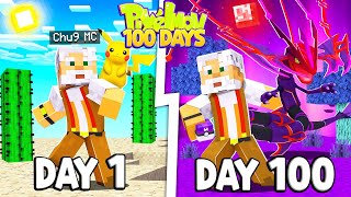 Tóm tắt 100 Ngày Minecraft Pixelmon Ultra Sinh Tồn Siêu Khó Cùng Đồng Bọn !!