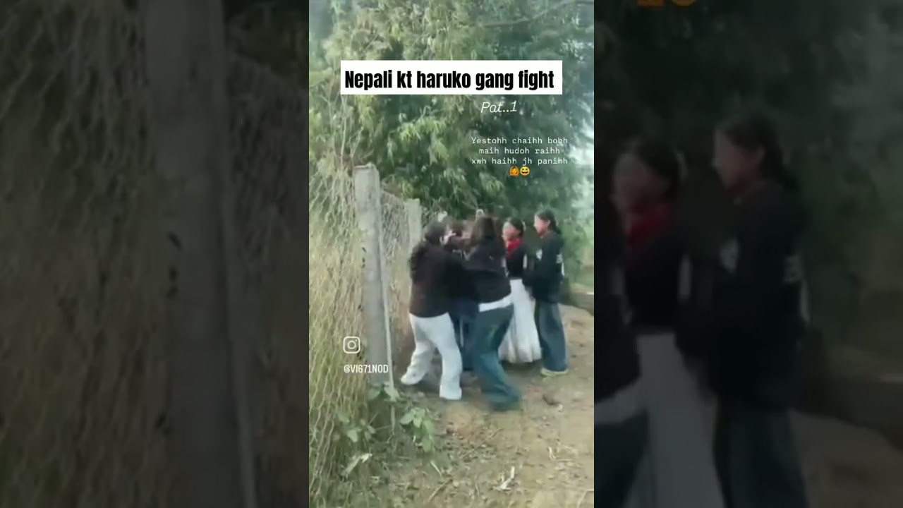 Nepali ketiharuko Gang fight