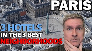 3 great boutique hotels in the top 3 neighborhoods to stay at, in Pari