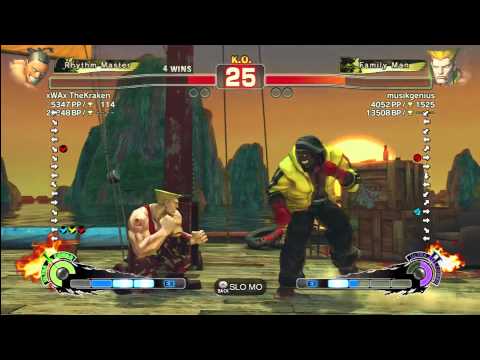 xWAx TheKraKen (Dee Jay) vs Musikgenius (Guile)