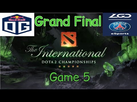 [ EN ] OG vs LGD - Game 5 - Grand Final - TI 8 - Highlights