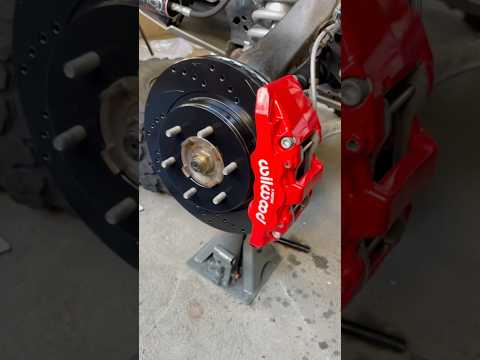 Installing our Wilwood big brake kit #fordbronco #wilwood #brakes