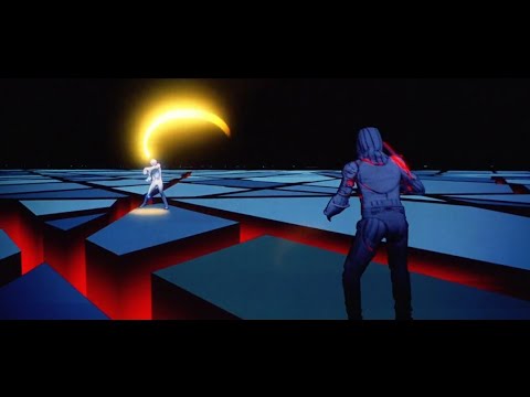 Tron 1982 | Tron defeats Sark and the Master Control Program with Flynn's help |
