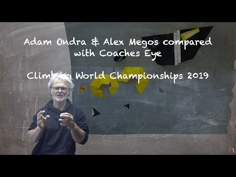 Adam Ondra & Alex Megos compared with Coaches Eye