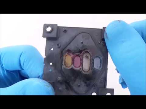 What is the internal structure of Epson inkjet print head? (DX5, DX7)