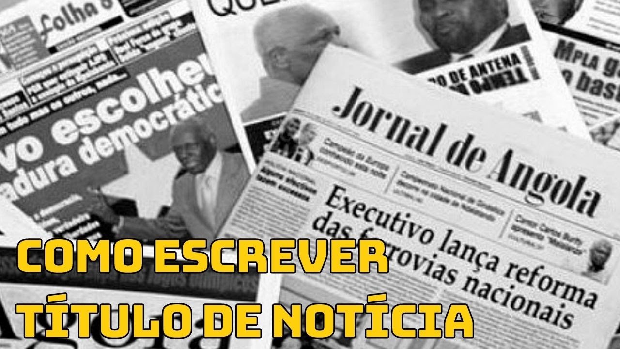 Como Escrever o Título de Uma Notícia