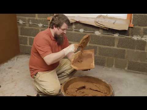 How to clay plaster - using only your handy tools