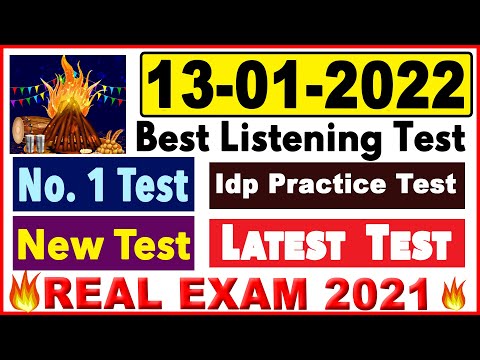 🔥 NEW IELTS LISTENING PRACTICE TEST 2022 WITH ANSWERS | 13.01.2022