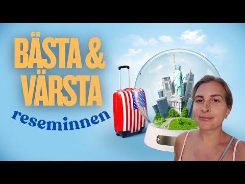 BÄSTA & VÄRSTA reseminnen ✈️ Blev dumpad.. 💔