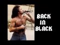 Bon Scott sings Back In Black 