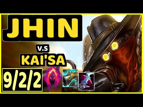 INNAXE (JHIN) vs KAI'SA - 9/2/2 KDA BOTTOM ADC CHALLENGER GAMEPLAY - EUW