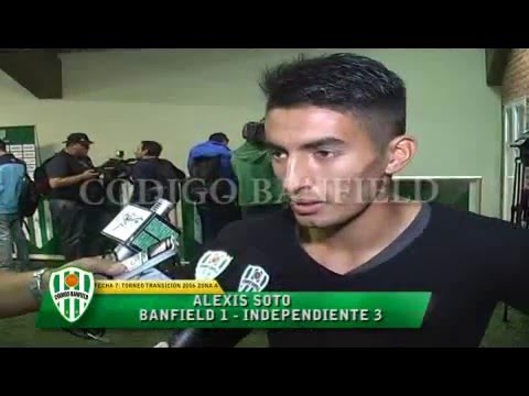 ALEXIS SOTO - BANFIELD 1 - INDEPENDIENTE 3 - 12-03-2016
