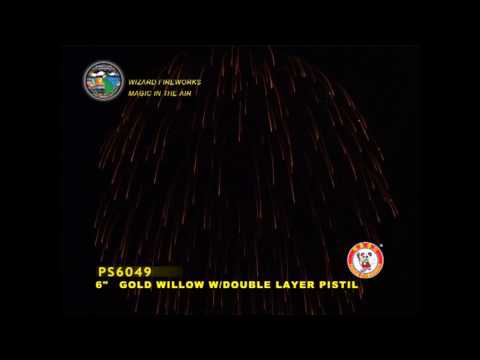 SB150WI04 - 6 INCH SHELL - WIZARD FIREWORKS - PS6049