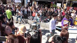 N.Flying(엔플라잉) -  개인기  동물 울음소리  #I Know U Know - 홍대걷고싶은거리 버스킹 - 2018. 9.22일.hnh.