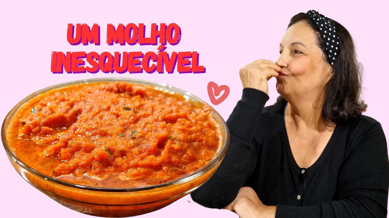 Descubra Os SEGREDOS Do MOLHO DE TOMATE PERFEITO