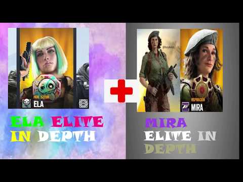 #RainbowSixSiege #R6siege #siege LEAK! ELA ELITE SKIN + MIRA ELITE SKIN WITH ANIMATIONS (In depth)