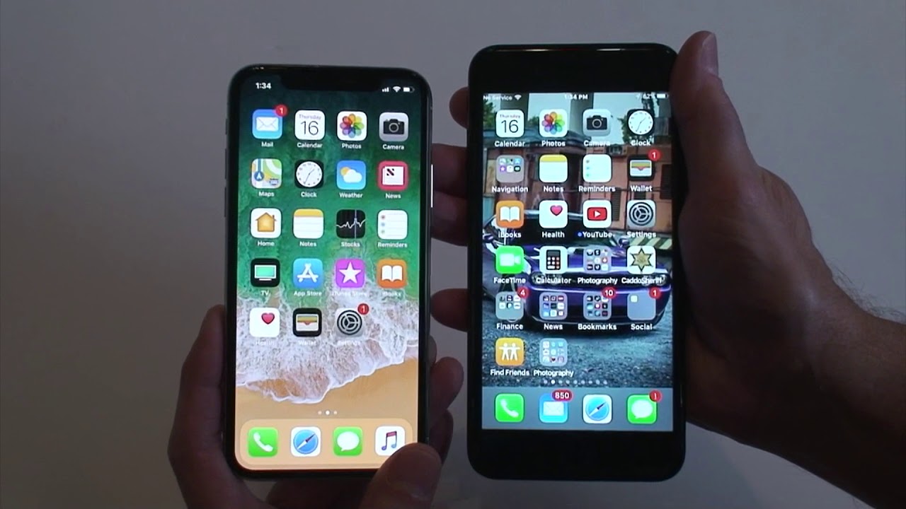 iPhone X vs iPhone 7 Plus Size comparison. Too Small?