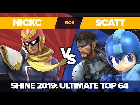 NickC vs ScAtt - Losers Round 4: Ultimate Singles - Shine 2019 | Cpt Falcon vs Snake,Mega Man