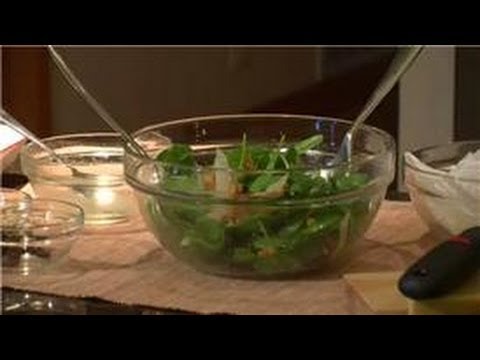 Italian Cooking : Spinach & Parmesan Salad