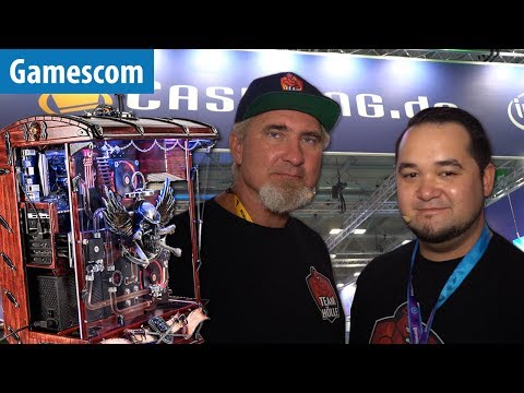 KRASSE PCs, RAM-Challenge, Höllenmaschine &amp; mehr - Team Hölle am Caseking-Stand | Gamescom 2017