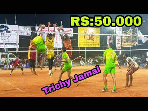 50.000 JVC kilakarai volleyball tournament Trichy Jamal VS Kalayar Kovil #volleyball #shorts