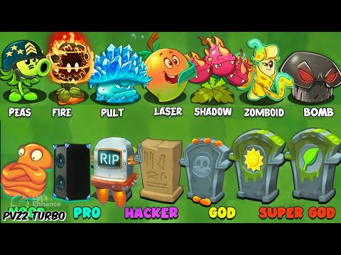 PvZ 2 Challenge - Random Premium Plants & 15 Plant Food Vs 99 Gravestones - Who Will Win?