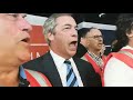 Nigel Farage Sings Rule Britannia 🇬🇧✊