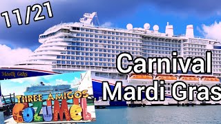 Carnival Mardi Gras 2021 Day 3 Pt 2: Three Amigos,Guys Burgers, BRASS MAGNOLIA