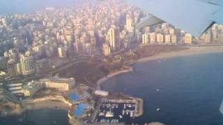 preview picture of video 'Beirut Landing--Emirates Airlines'