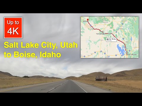 #7 Driving from Salt Lake City, Utah to Boise, Idaho (No Sound)