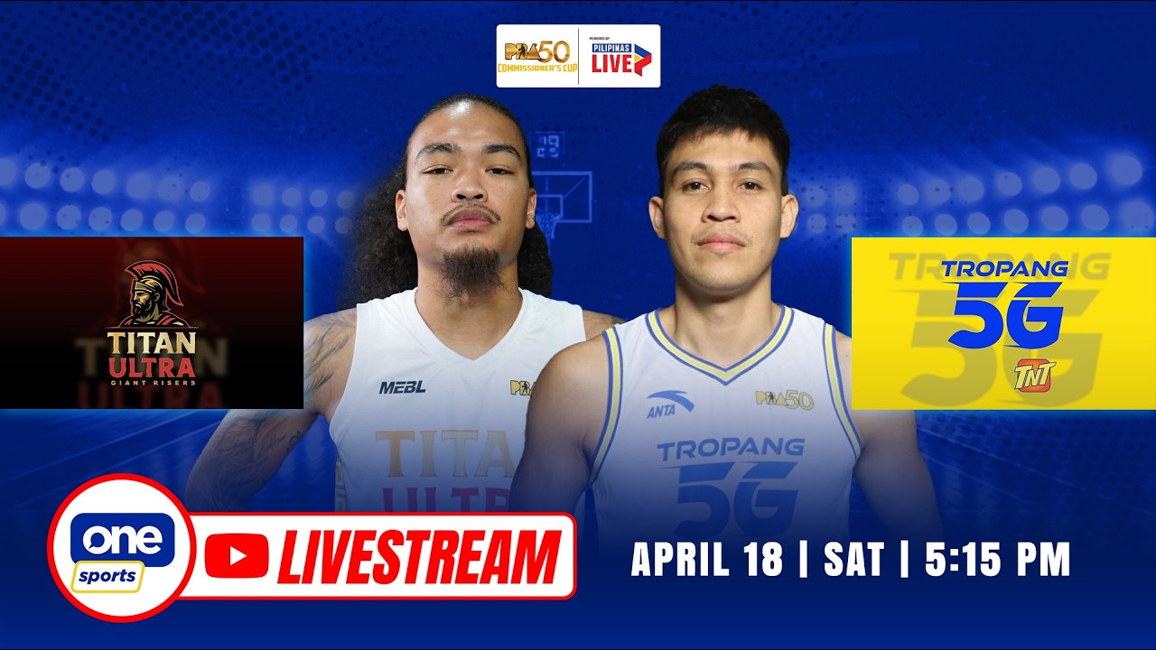 LIVE: TITAN ULTRA vs TNT | PBA SEASON 50 COMMISSIONER’S CUP | APRIL 18, 2026