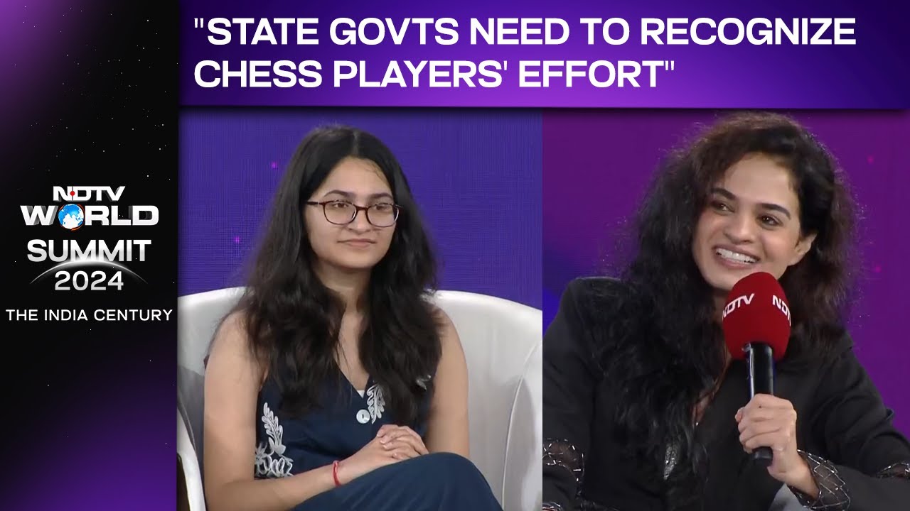 NDTV World Summit: "State Govts Need To Recognize Chess Players' Effort"