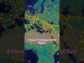 We captured 3 hours of sky to reveal daily air traffic patterns. #aviation #flight #aviation