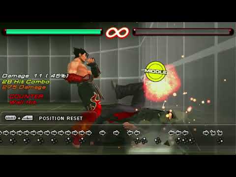 Tekken 6 PSP (Modded) - Jin Combo that Transcends Death