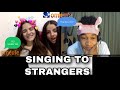 Singing to strangers on omegle pt26 ( Her sister got jealous ) 😂