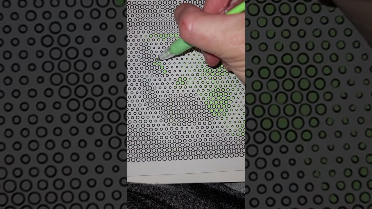 Coloring in Lines Spots Dots Halloween One Color Kira Shershneva Book