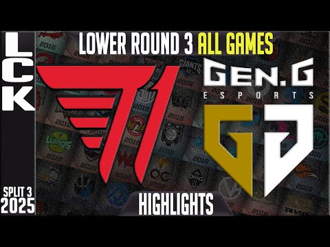 T1 vs GEN | LCK Playoffs 2025 – Highlights (ALL GAMES) - Kaza LoL LCS Highlights