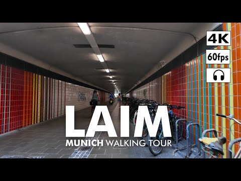 Between Rails and Rhythm - A Walk through Laim with subtitles | 4K Munich Walking Tour