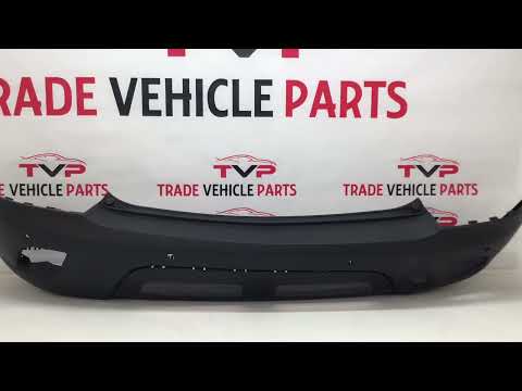 Fits Vauxhall Mokka 2012-2016 Rear Bumper With Parking Sensor Hole Textured Mat Black video