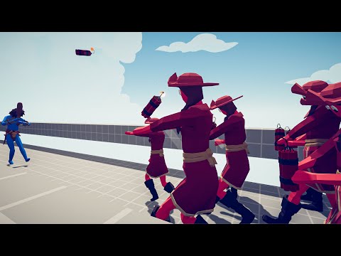 10X Dynamite Thrower Defended The Bridge Vs Every Units ►Totally Accurate Battle Simulator | TABS