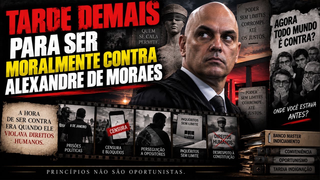 Após a queda do tiranete Xandão, lembrem-se quem o apoiava
